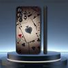 Ace of Spades Poker Phone Case  For Samsung Galaxy A73,31,32,72,41,53,52,71,22,5G,Note,J7,8,9 Soft Black Cover