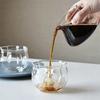 280ml Flower Shaped Borosilicate Glass Coffee Cup Hand-brewed Espresso Shot Glasses Coffee Aroma Cup Tea Cup Drinkware