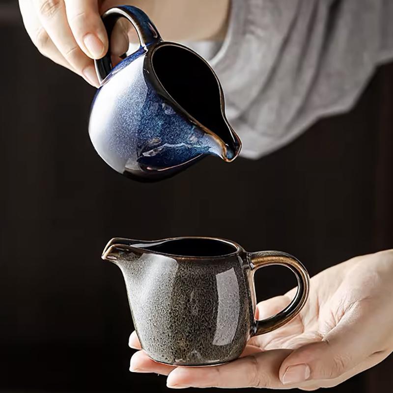 3oz Small Ceramic Milk Jug Creamer Pitcher Mini Milk Cup Cream Jug Kitchen Gravy Boat Sauce Container Barista Coffee Accessories