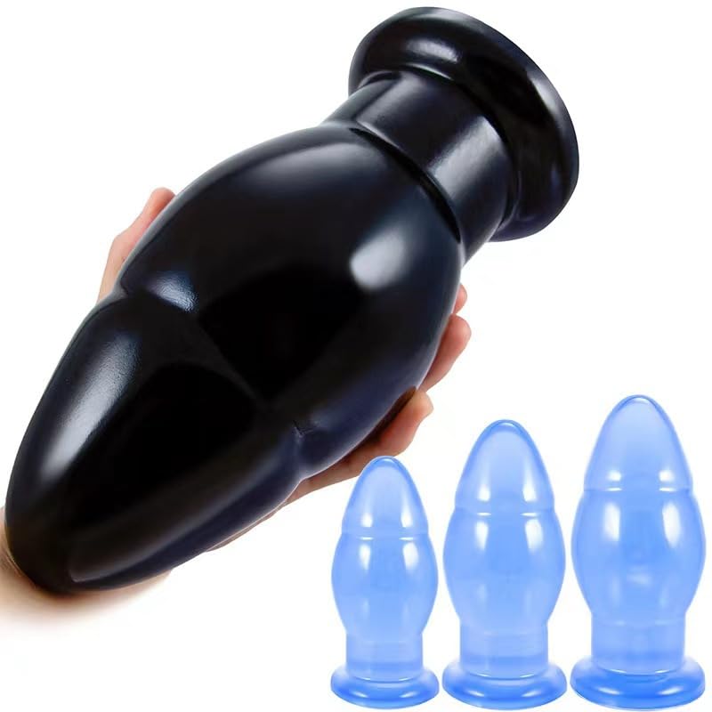 Huge Anal Cone Keel Anal Dildo for Extra Thick Diameter 7cm or Anal Goods with Suction Anal Expansion Anal Heavy Anal Beads Skin Color Set Plug,