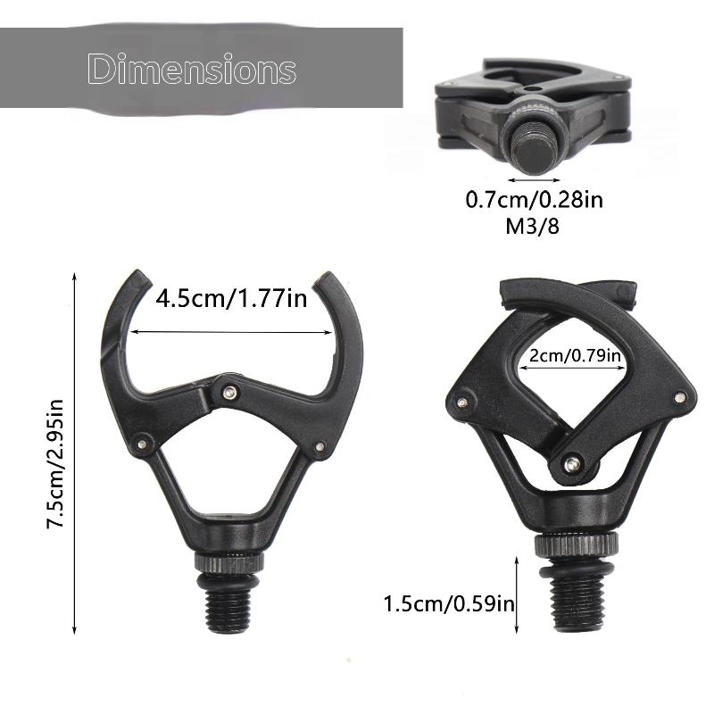 1Pc Carp Fishing Rod Rack Head Rest For Bank Sticks Secure Grip Rod Holder Carp Coarse Fishing Accessories