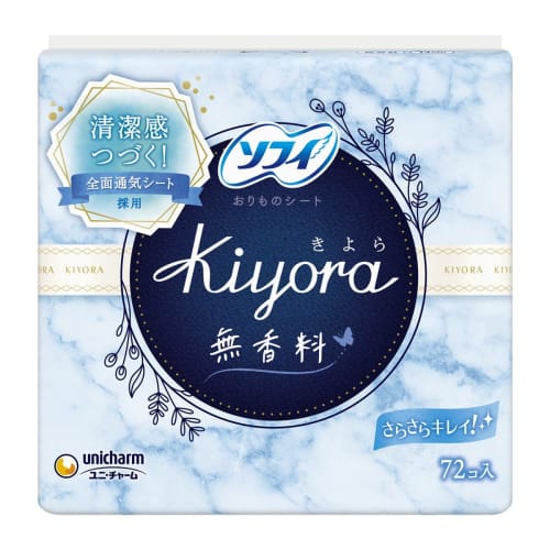 

Sofy Kiyora Unscented 72 Sheets x 5 Packs