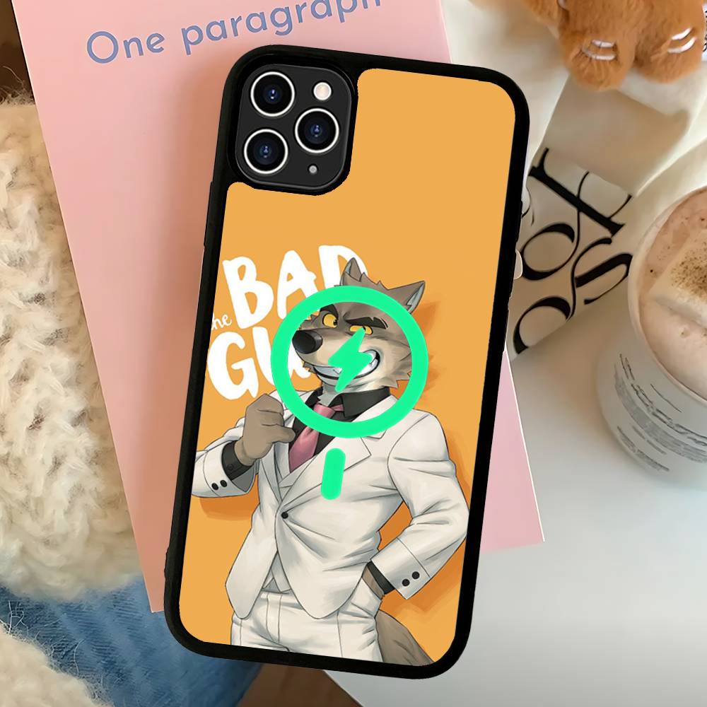 Funny Anime The B-bad G-guys Phone Case Magnetic Case For IPhone 16 14 13 12 11 15 Pro Max For Magsafe Wireless Charge Cover