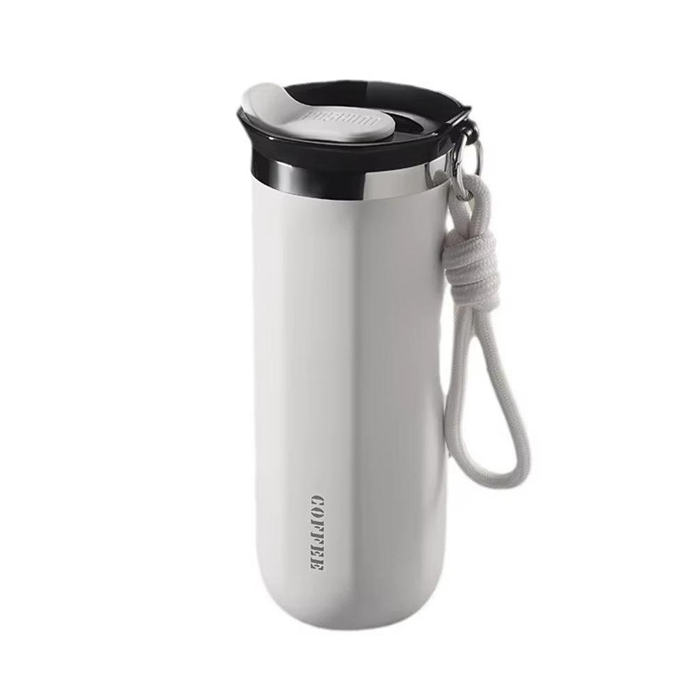 

Герметичная термокружка из нержавеющей стали 350 мл/500 мл, вакуумная фляга для кемпинга 350ml белый