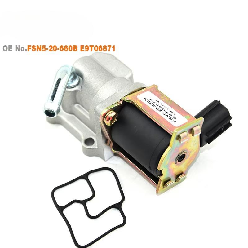 

Brand New FSN5-20-660B FSN520660B E9T06871 Idle Air Control IAC Valve For Mazda 626 323 929 2 3 6 Protege EX DX LX 5 1999-2003 жовтий