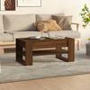 Day and Night - Day and Night Coffee Table Engineered Wood Brown Oak 102x55x45 Cm