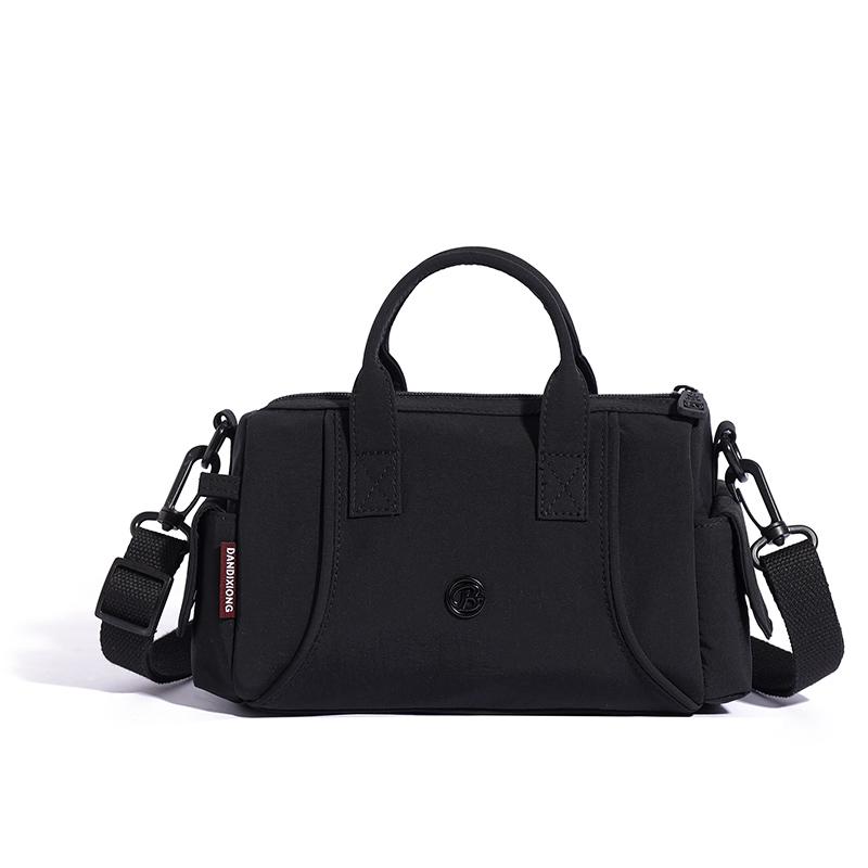 Bolso Bandolera Impermeable de Nylon para Mujer Bolso de Hombro Casual con Asa Superior y Cremallera