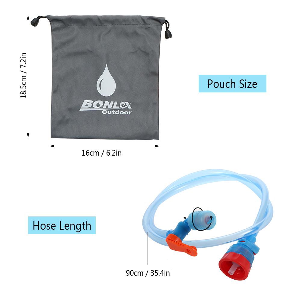 Bottiglia d'acqua Tubo per bevande Tubo per idratazione Vescica Serbatoio Kit per sistema zaino