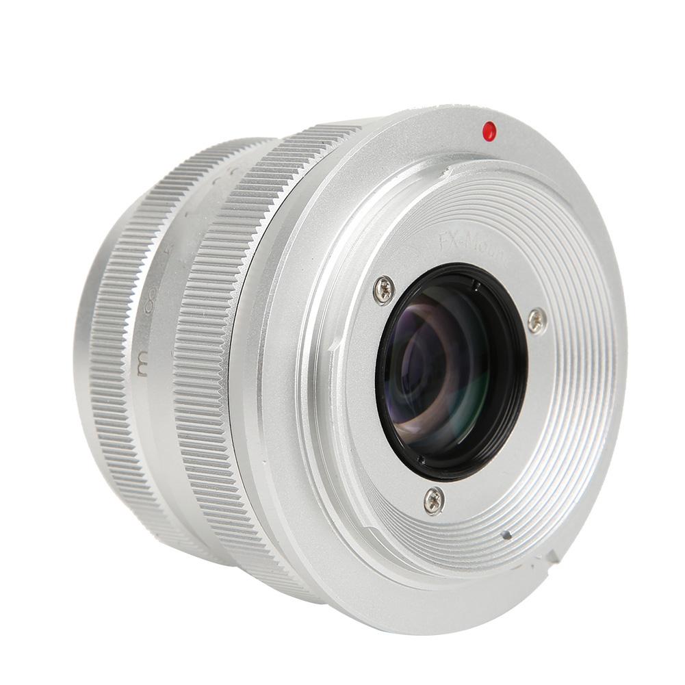 NEWYI 25mm F1.8 Mark II Szkło Optyczne Srebrny Duży Otwór Przysłony Stałoogniskowy Manualny Krajobraz Humanistyczny