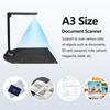 H6 Document Camera Book Scanner High Speed Scanning Support Multi-Language OCR A3 A4 Size with LED Fill Light HD 16 Mega-pixels