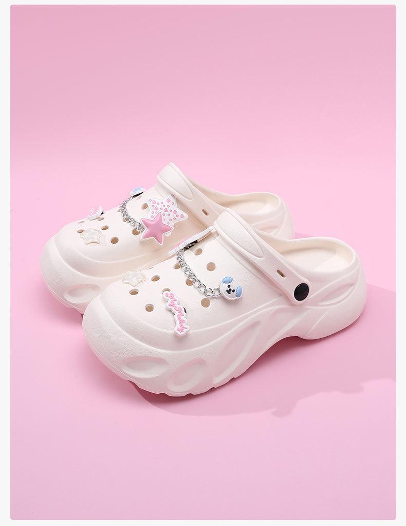 Women's Thick-Soled Height-Enhancing Sandals: Cute, Non-Slip, Breathable, Deodorizing Summer Slippers
