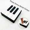 3D Printed Piano Keyboard Clicker Press Type Relax Fidget Figurine Suitable For Office Desk Party Games Musical Key Presser