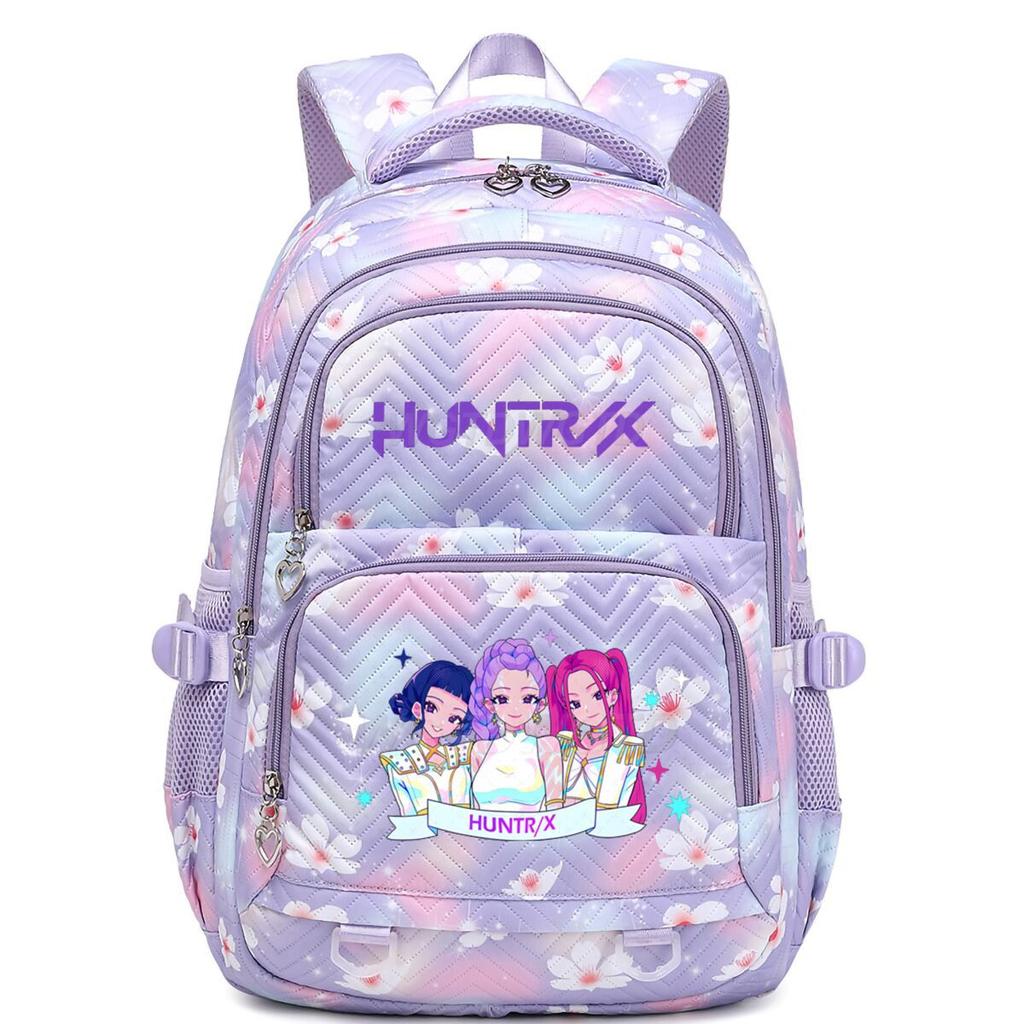 Animation Cartoon Printing Korean Version Trend Lightweight Backpack Women'S Large-Capacity Primary And Secondary School Student Schoolbag