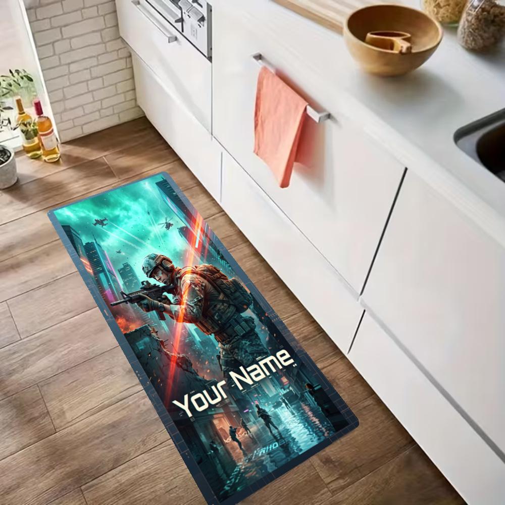 Minecraft Customize Your Name Kitchen Rug Runner Rug Laundry Mat Hallway Entryway The Best Gift Choice