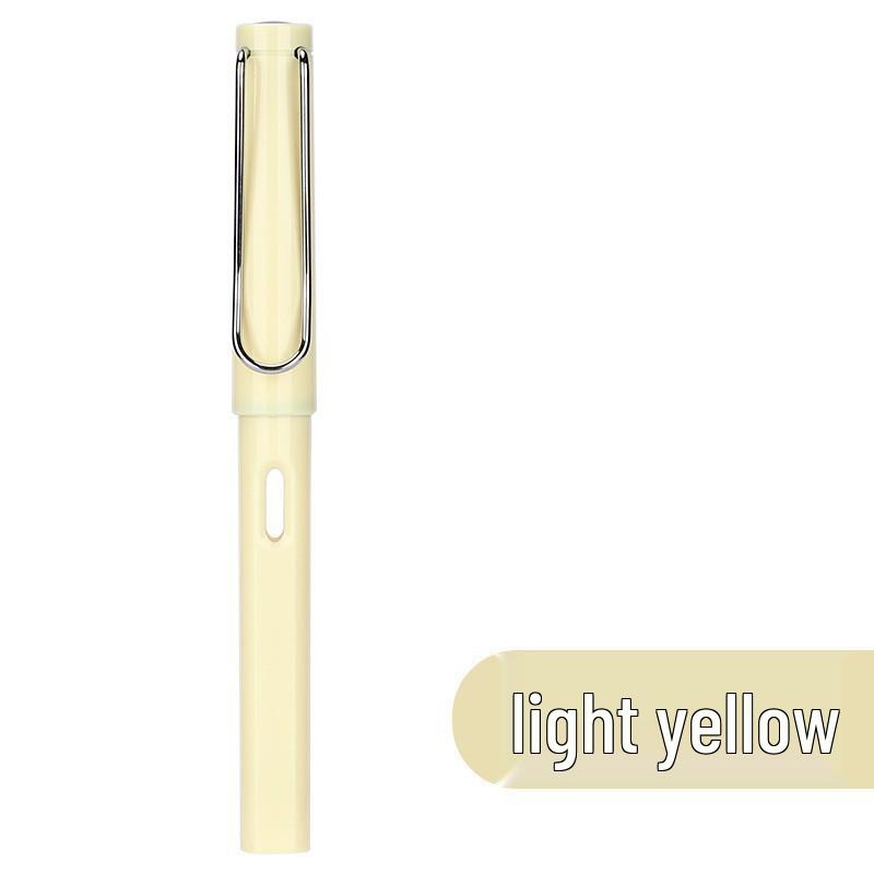 Zhengzi Student Fountain Pen - Iridium Gold 0.5mm Nib, 0.38mm Replaceable Ink Capsule, Steel Construction