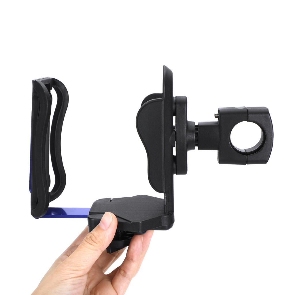 Motor Adjustable Handlebar Cup Holder Bottle Mount Bracket 25Mm Blue For Scooter