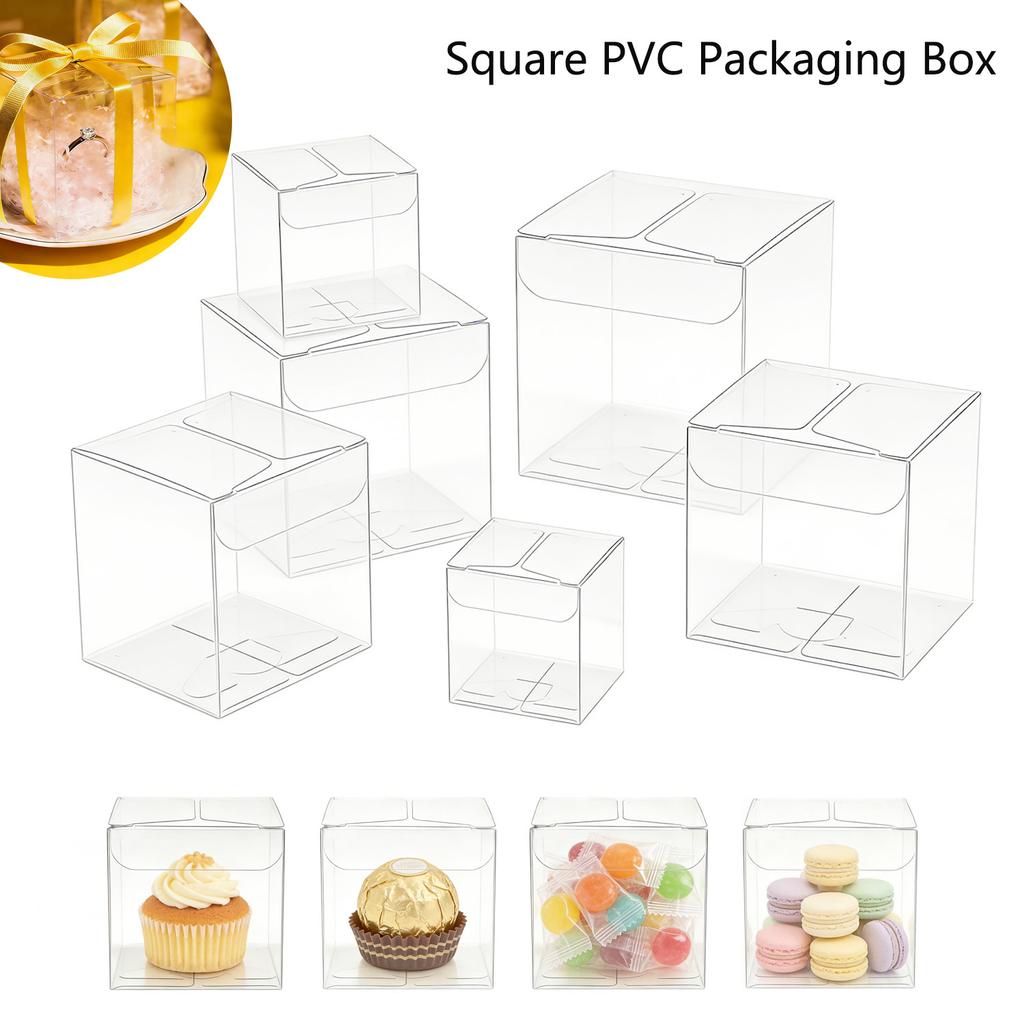 5-10cm Clear Small Favor Boxes,for Wedding,Various Festivals,Birthday Party,Caja Cube Packaging Boxes