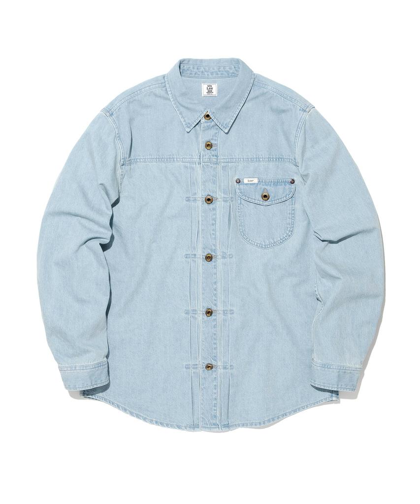 Lee [101St] Vintage Cowboy Denim Shirt Indigo Light