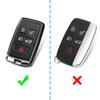 Carbon Fiber Car Key Fob Cover Chain Case For Land Range Rover Sport Evoque Velar Discovery Defender 90 110 130 Jaguar XE XF