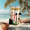 Personalized Customized Proof Beach Towel with Wallace and Gromit Pattern - Soft, Absorbent,quick-drying,perfect Swimming,camping&bathing