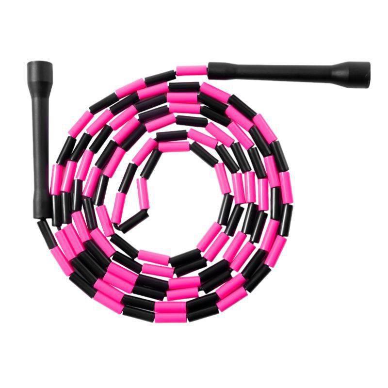 Bamboo Patterned PE Beads Jump Rope for Students & Adults - Sports Training & Competition