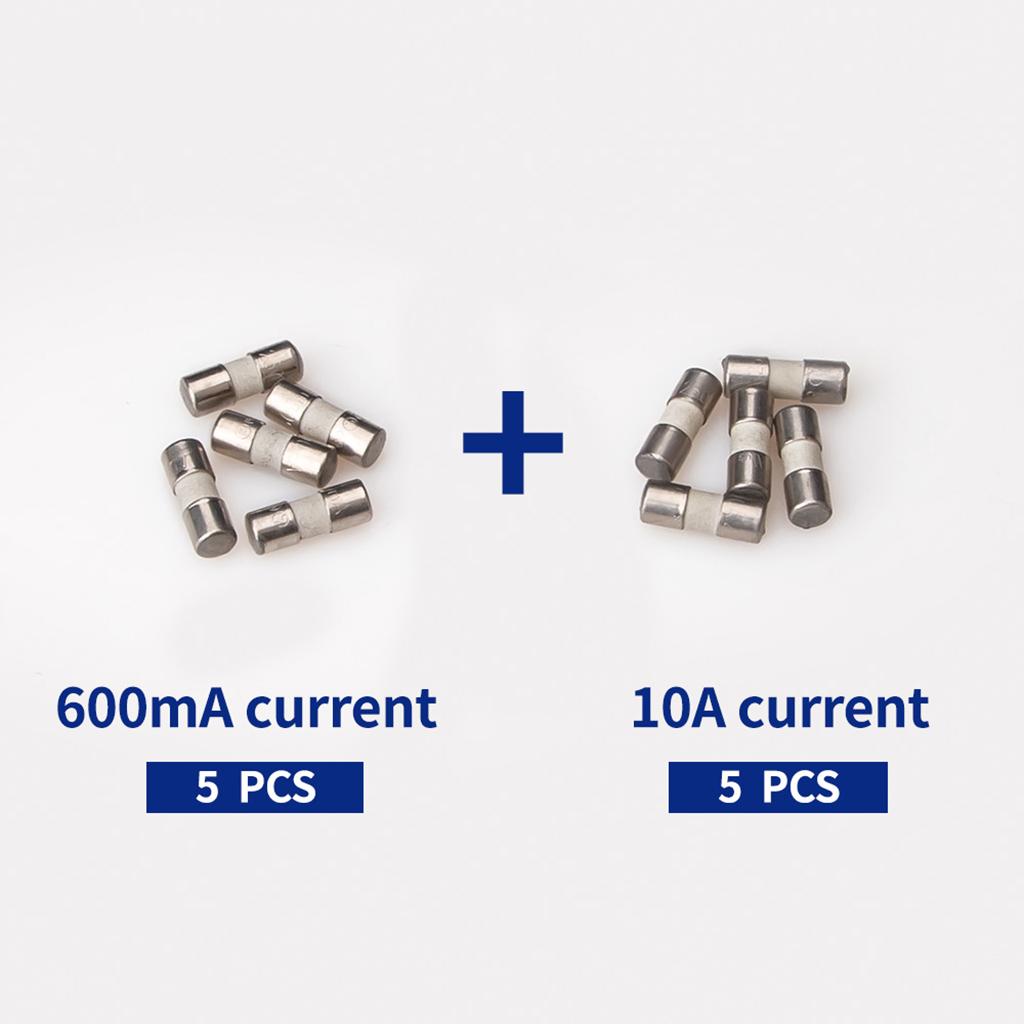 20pcs Ceramic Fuses For Multimeter Instrument 600mA Ceramic Fuses