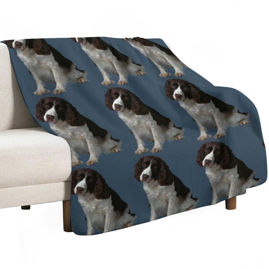 Springer Spaniel Inglés, Dog Bobby Throw Blanket Luxurious Soft Blanket Holiday Gift for Family