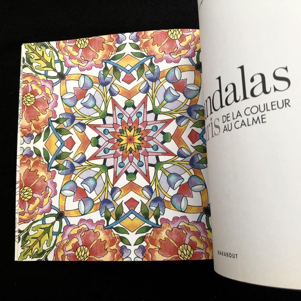 [USED] Flower Mandala Design Coloring Book "mandalas Fleuris