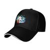 Cute Dragon Eating Noodles with Headphones Baseball Cap Music Food Theme Design Black Hat for Adults