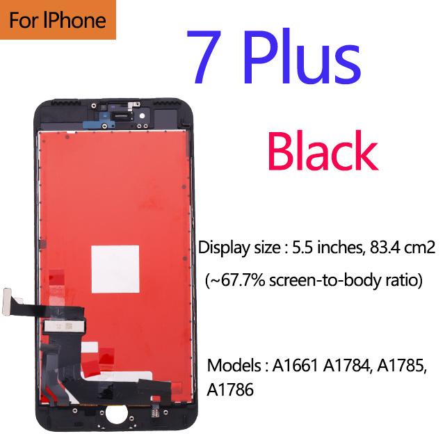 AAA+++ OEM LCD For iPhone 5 5s 5c 6s 7 8PlusLCD Touch Screen Digiziter Assembly For iPhone 6 6sPlus 7 8 Display