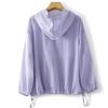 2025 Summer Plus Size Lightweight Hooded Beach Sun Protection Shirt
