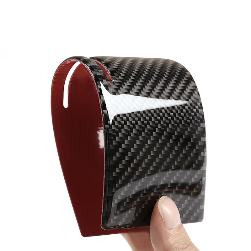 Real Carbon Fiber Car Styling Center Control Panel Box Cover Trim For VW Touareg 2011 2012 2013 2014 2015 2016 2017