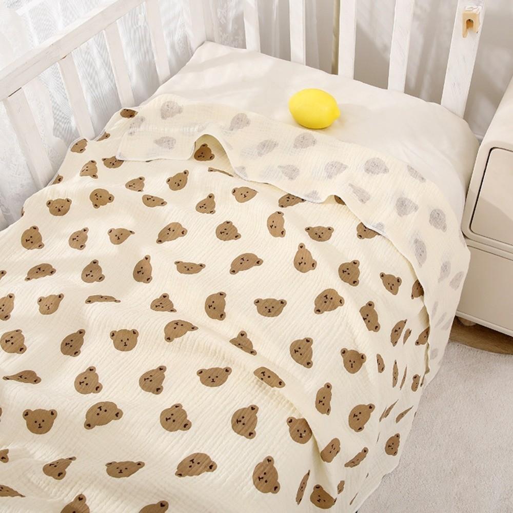 Breathable Gauze Baby Swaddle Blanket Double-Layered Baby Quilt Newborn Wrap Blanket For Newborn