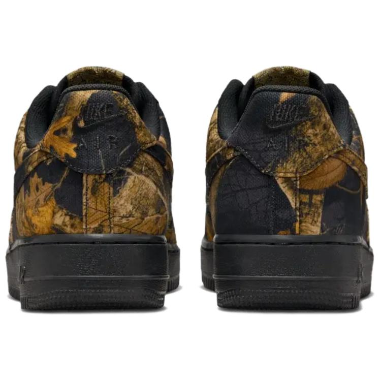 Realtree x Nike Air Force 1 Low Μαύρο Καμουφλάζ Ανδρικά Αθλητικά Παπούτσια IH1221-001