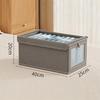 Organizzatore Portaoggetti in Cotone Lino Transfrontaliero con Finestra Visibile
