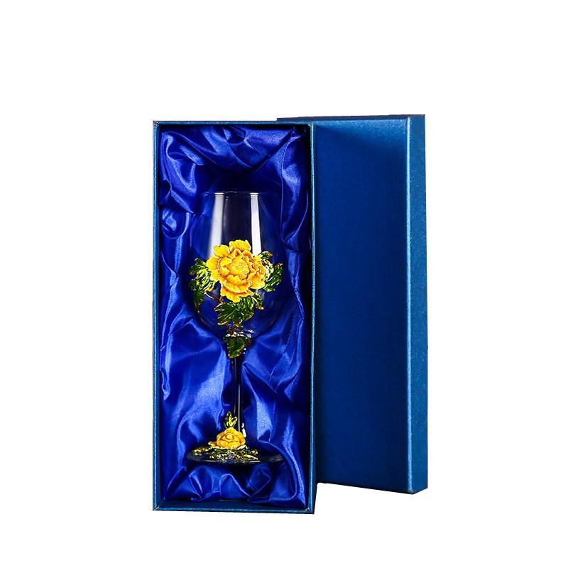 Pahar de cristal de 350 ml, pahar de vin roșu, ziua de naștere, petrecere de nuntă, pahar de șampanie de vin, pahar de familie nordic, set de pahar de vin, cutie de cadou