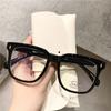 Oversized Frame Women Men Myopia Glasses Fashion Trend Near Sight Eyeglasses Diopter To -4.0 Anti Blue Light Short Sight Eyewear