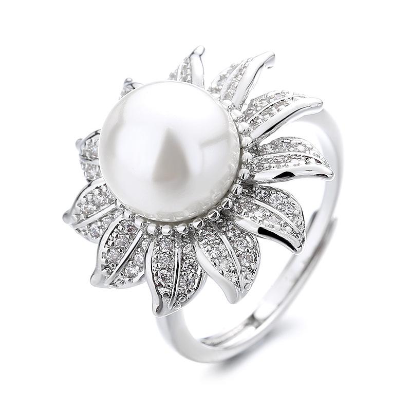 925 Sterling Silver Ring Open Adjustable Silver/Gold for Women Exquisite Student Girlfriend Jewelry Accessories Wedding Party