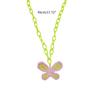 Acrylic Butterfly Pendant Choker Chain Necklace Elegant Fashion Accessories Pendant Necklace Suitable for Any Occasion