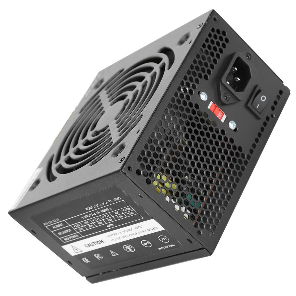 Computer Power Supply Desktop Mute Fan Accessories ATX 24-PIN 400W Adjustable 115