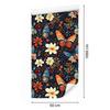 Wallpaper Colorful Butterflies Navy Blue and Burgundy for Living Room and Bedroom 50x1000