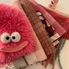 Pink scarf women's new autumn and winter high-end feeling raspberry powder warm shawl versatile scarf