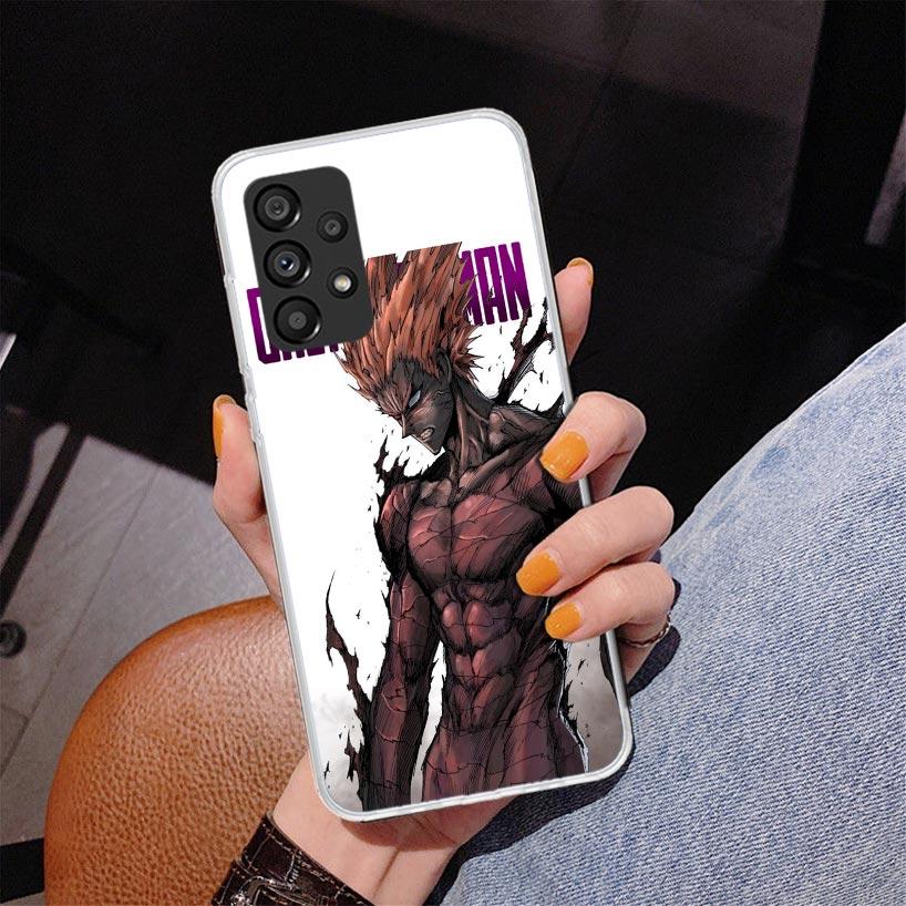One P-Punch-Man Garou Phone Case For Samsung Galaxy A52 A32 A22 A12 A51 A31 A50S A30S A20S A10S Note 20 Ultra 10 Plus S10 A72 A7