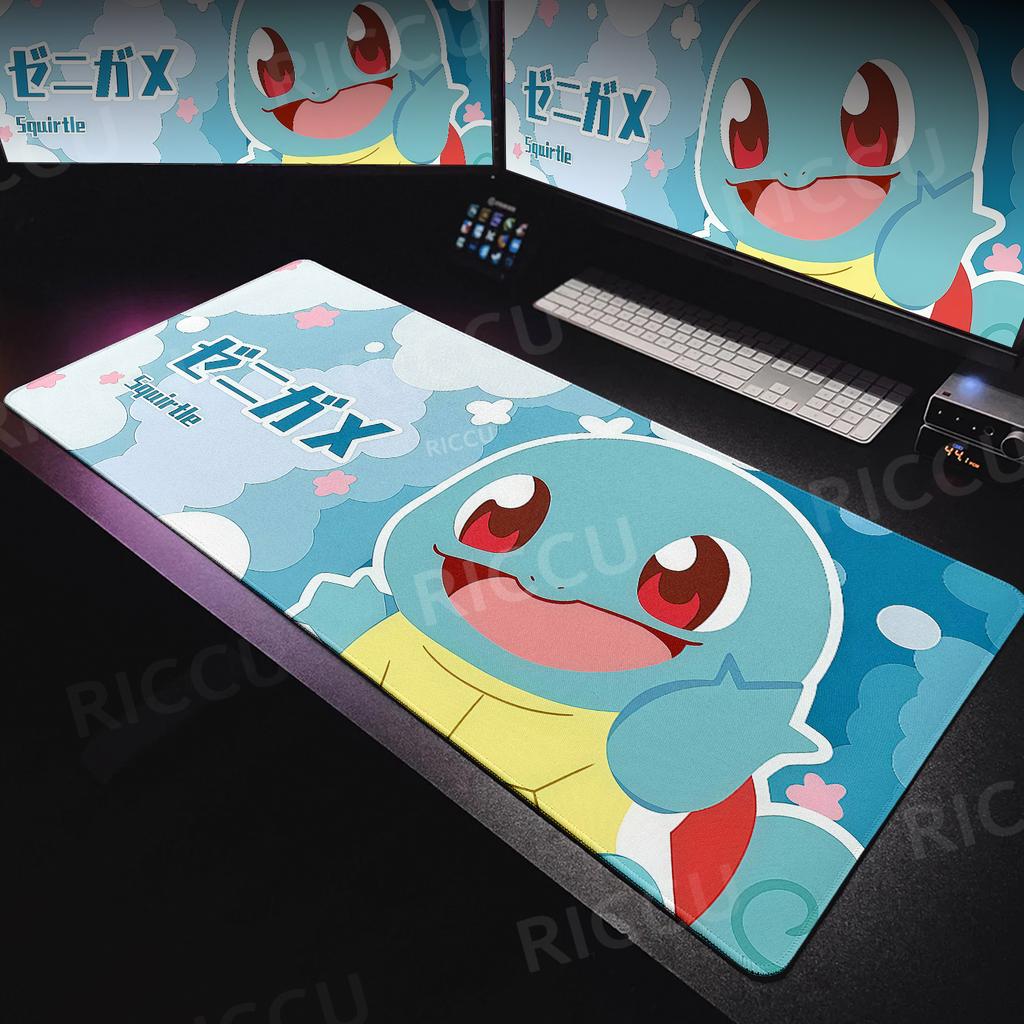 Anime Pokémons Gamer Mouse Pad Kawaii Japanese Accessories Table Carpet XXL Keyboard Laptop PC Gaming Extended Non-slip Desk Mat