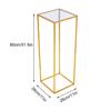 New Shiny Metal Iron Rectangle Square Frame Backdrop Gold Wedding Arch Gold-Plated Geometric Flower Stand Home Decoration Gold
