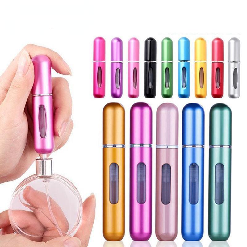 

Мини-бутылка 5/8/20 мл, многоразовый парфюмерный спрей с распылителем, ароматический насос, пустые контейнеры для косметической жидкости, портативные флаконы-распылители