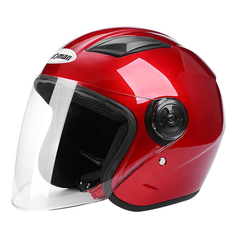 Motorcycle Helmet Electric Vehicle Helmet Cycling Safety Helmet Unisex Half Helmet 268