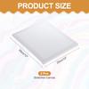 8Pcs White Stretched Canvas for Painting 10cm-30cm Blank Artist Boards Profile Cotton Canvas Panels for Beginners Professionals