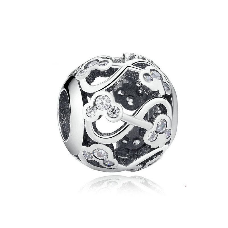 High Qualitycopper   Mickey Mom Minnie Clip Stitch Charms Bead Fit Original Bracelets Charm Diy Women Jewelry