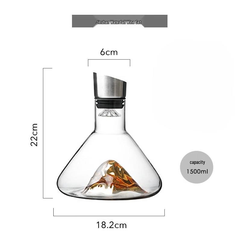 

Changqi Iceberg Waterfall Fast Red Wine Decanter